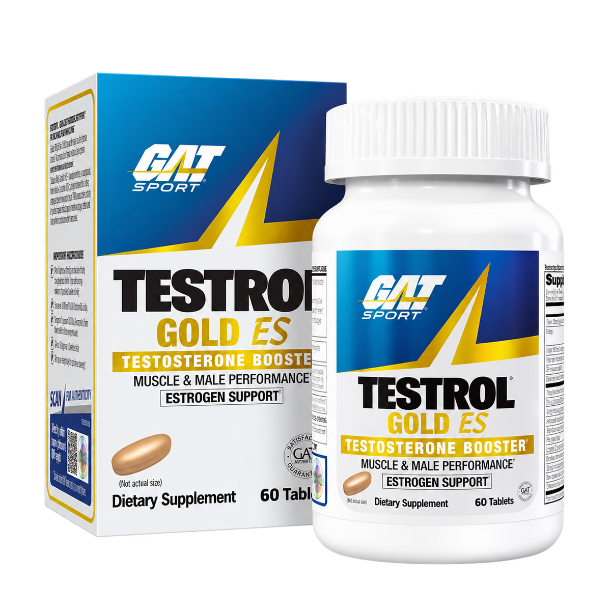 Testrol Gold ES | 60 Tablets | محفز تست — transparent product view