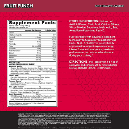 BSN N.O.-XPLODE Fruit Punch | نو إكسبلود فروت بانش