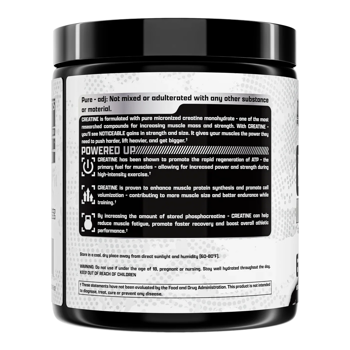 Creatine Monohydrate – Unflavoured | كرياتين مونوهيدرات – بدون نكهة