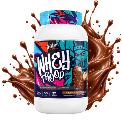 Trufuel Whey Troop with chocolate splash