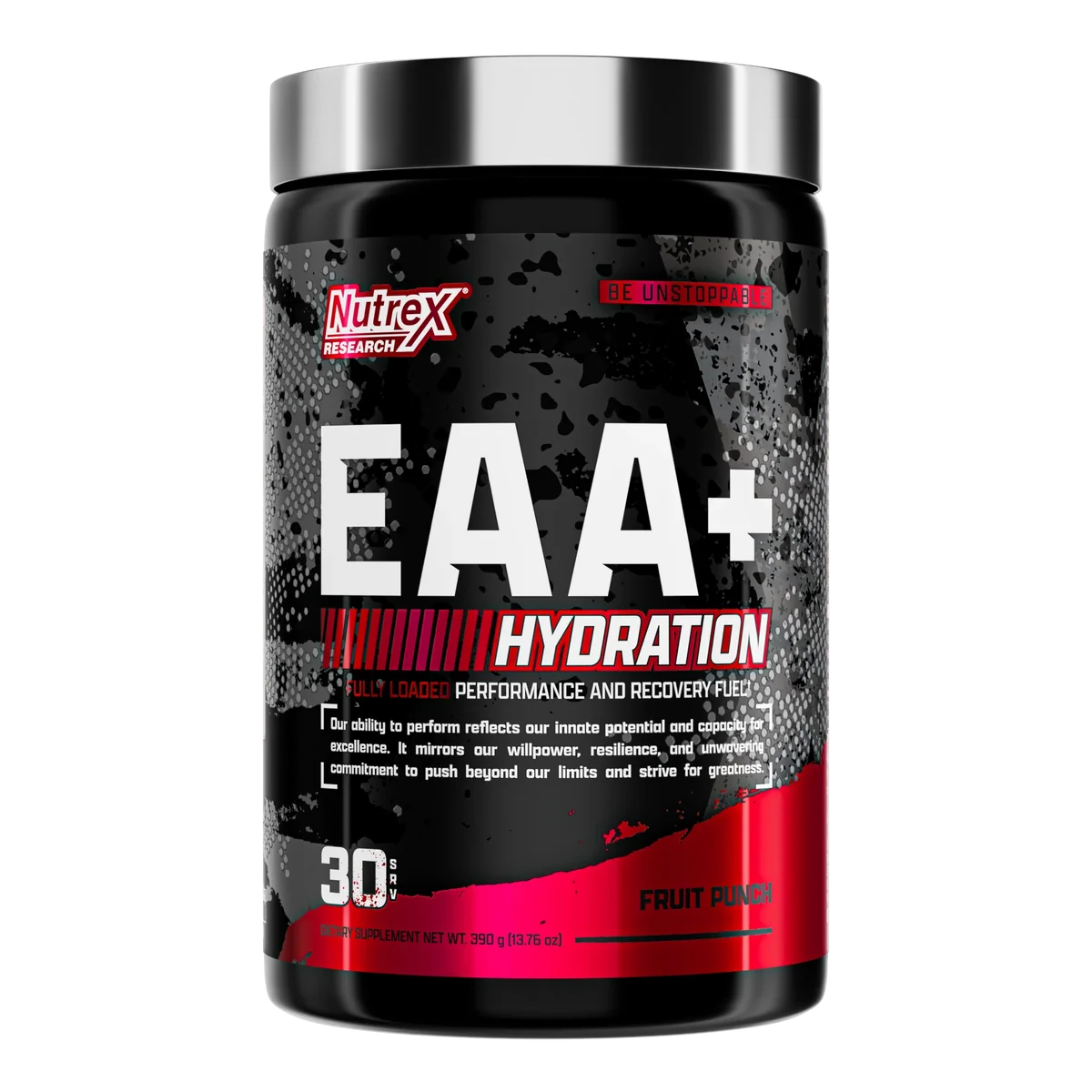 Nutrex EAA Fruit Punch front label