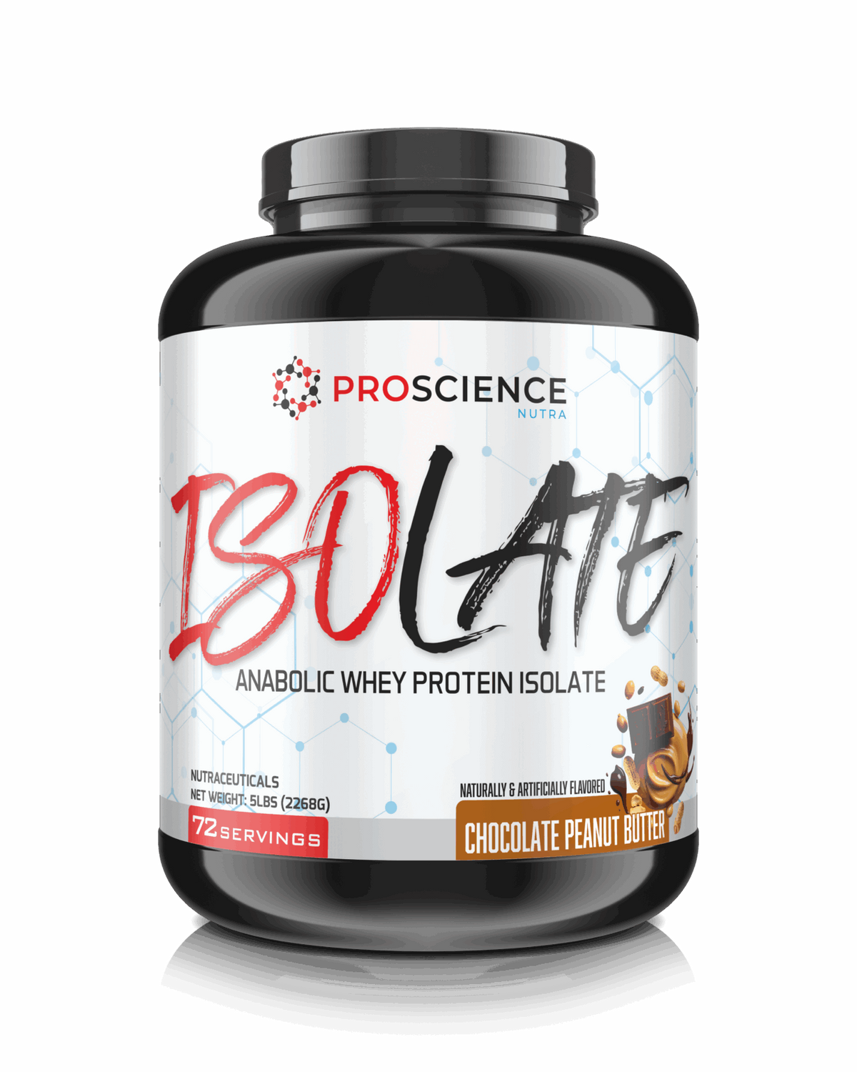 Proscience Nutra Chocolate Peanut Butter Whey Isolate 5 lb front