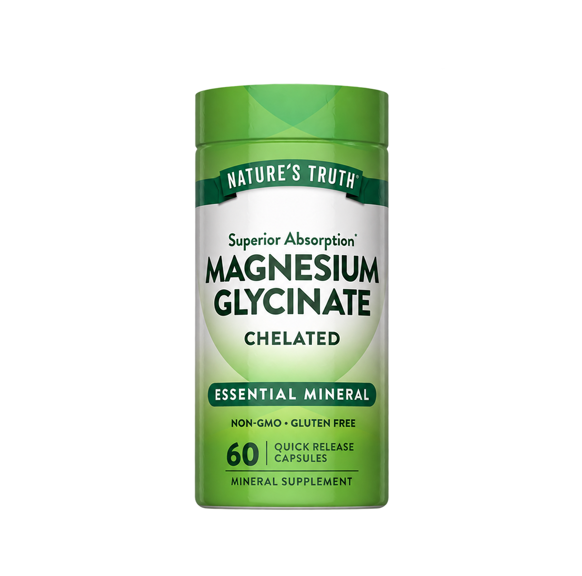 Magnesium Glycinate 60 Capsules | مغنيسيوم جليسينات 60 كبسولة
