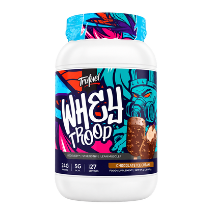 Whey Troop Chocolate Ice Cream | واي تروب آيس كريم الشوكولاتة — transparent product view