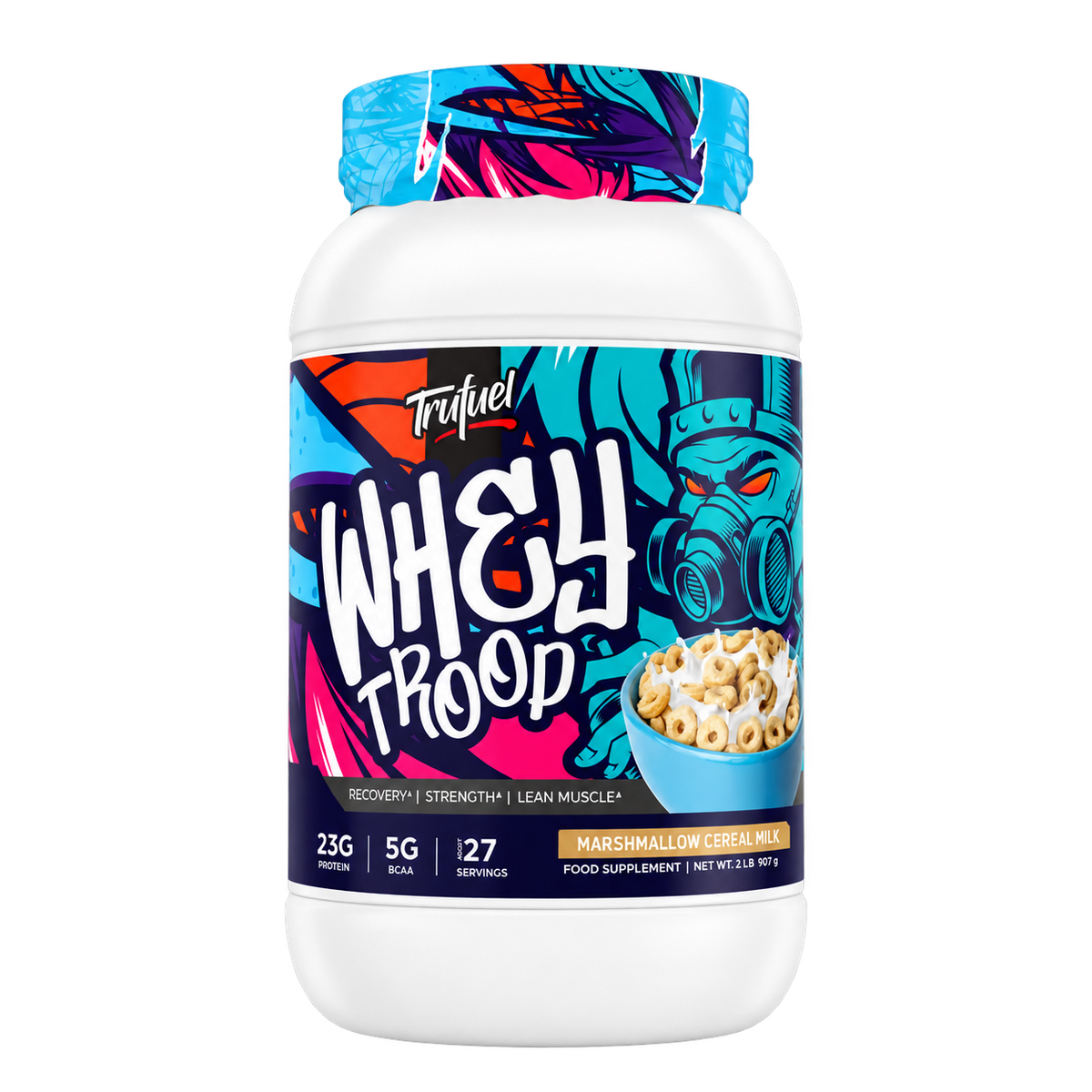 Whey Troop Marshmallow Cereal Milk | واي تروب مارشميلو وحليب الحبوب — transparent product view